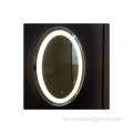 Espejo de espejo redondo LED de baño Espejo de maquillaje LED